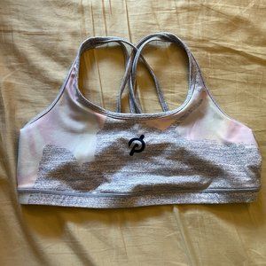 Strappy Peloton sports bra